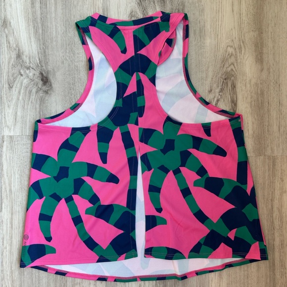 adidas Pink and Green Kids Tank Top - Picture 5 of 5